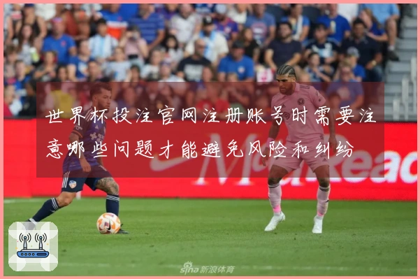 世界杯投注官网注册账号时需要注意哪些问题才能避免风险和纠纷