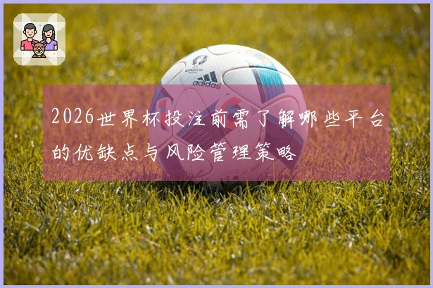 2026世界杯投注前需了解哪些平台的优缺点与风险管理策略