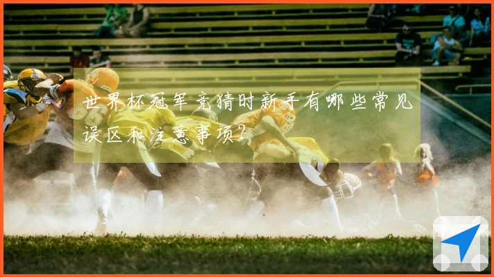 世界杯冠军竞猜时新手有哪些常见误区和注意事项？